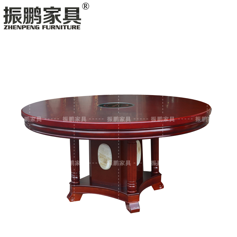 圆桌仿古-中餐桌
